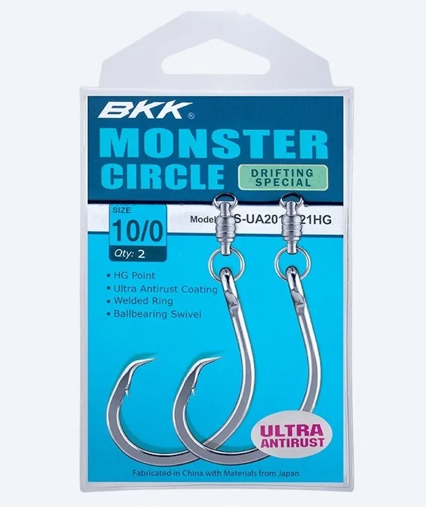 ΑΓΚΙΣΤΡΙΑ BKK MONSTER CIRCLE DRIFTING SPECIAL N°10/0 ΜΕ ΣΤΡΙΦΤΑΡΙ