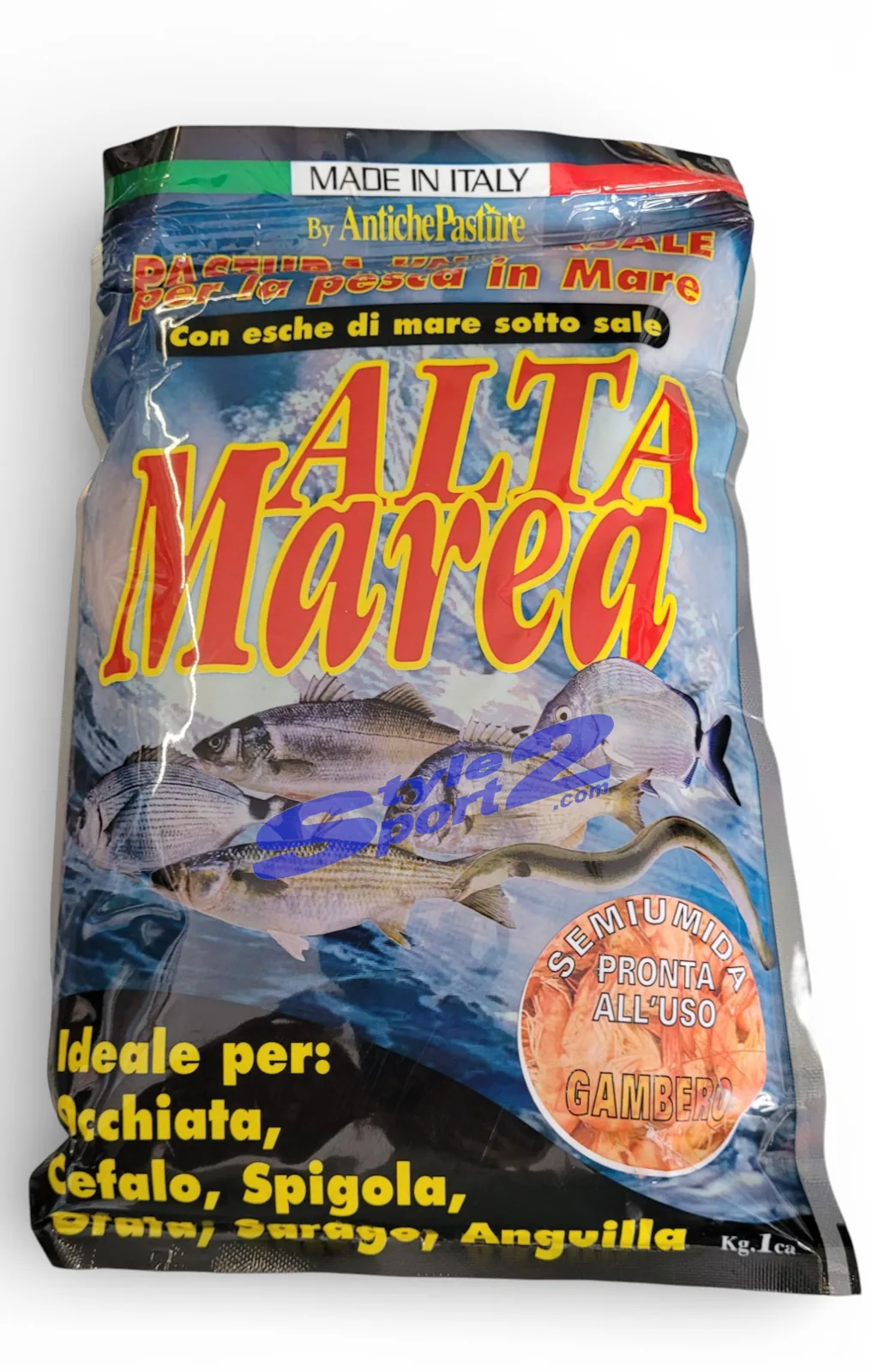 ALTA MAREA AMORCE SEMI-HUMIDE PRÊTE À L'EMPLOI GOÛT CREVETTE KG. 1
