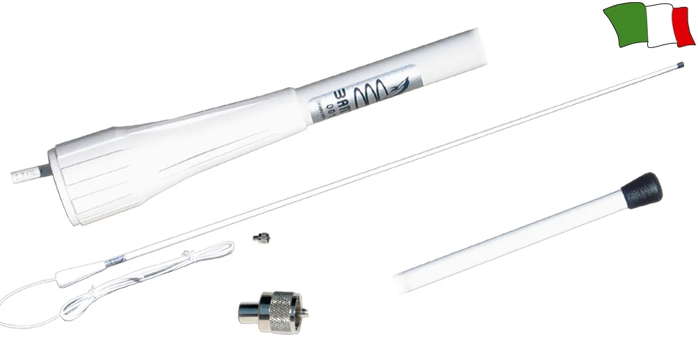 ANTENNA VHF BANTEN 150CM. 3dB 50W. CON 4,5MT. DI CAVO RG-58