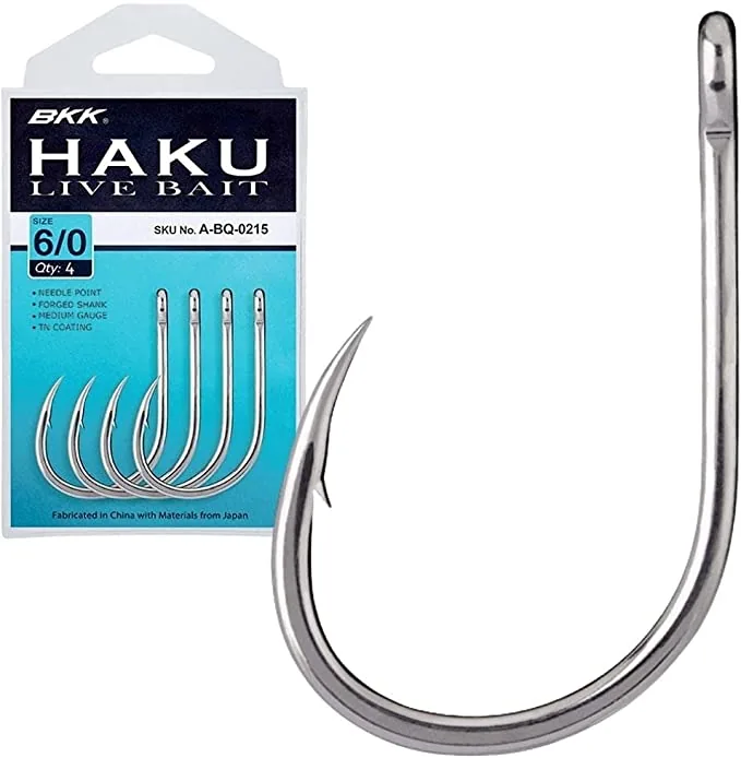 ANZUELOS BKK HAKU LIVEBAIT N°6/0