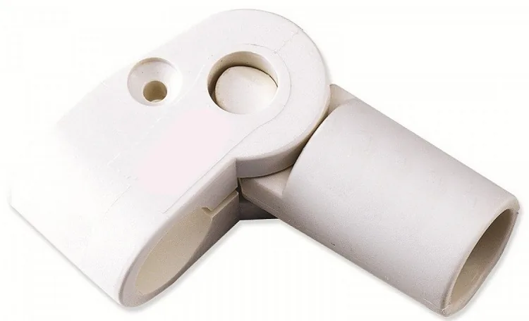 ARTICULACIÓN DE PLÁSTICO A 180° PARA TUBO D.20