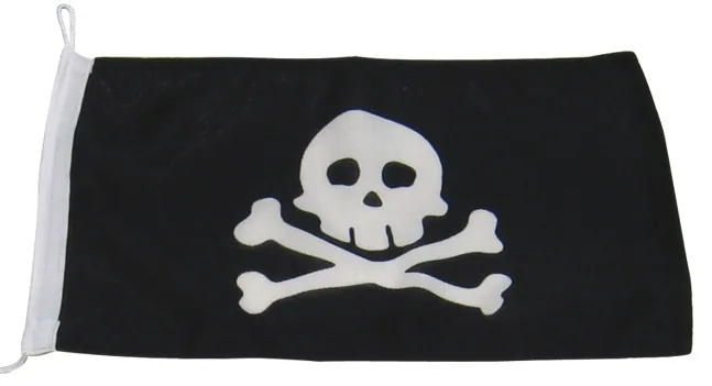 BANDERA PIRATA CM 20X30
