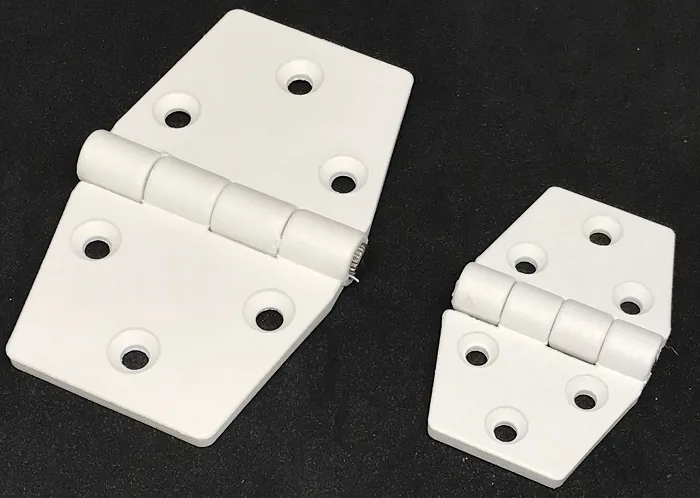 BISAGRA HEXAGONAL GRANDE TIPO B BLANCA