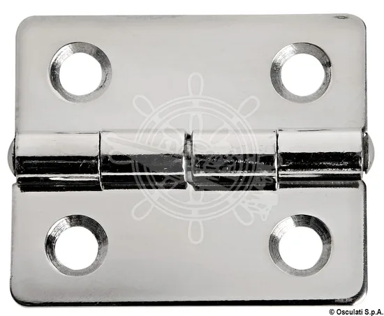 BISAGRA RECTANGULAR INOX MM.1.7 MIS.38X33