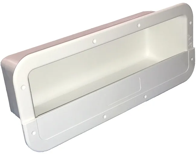 BOLSILLO PORTAOBJETOS EMPOTRABLE DE PARED BLANCO