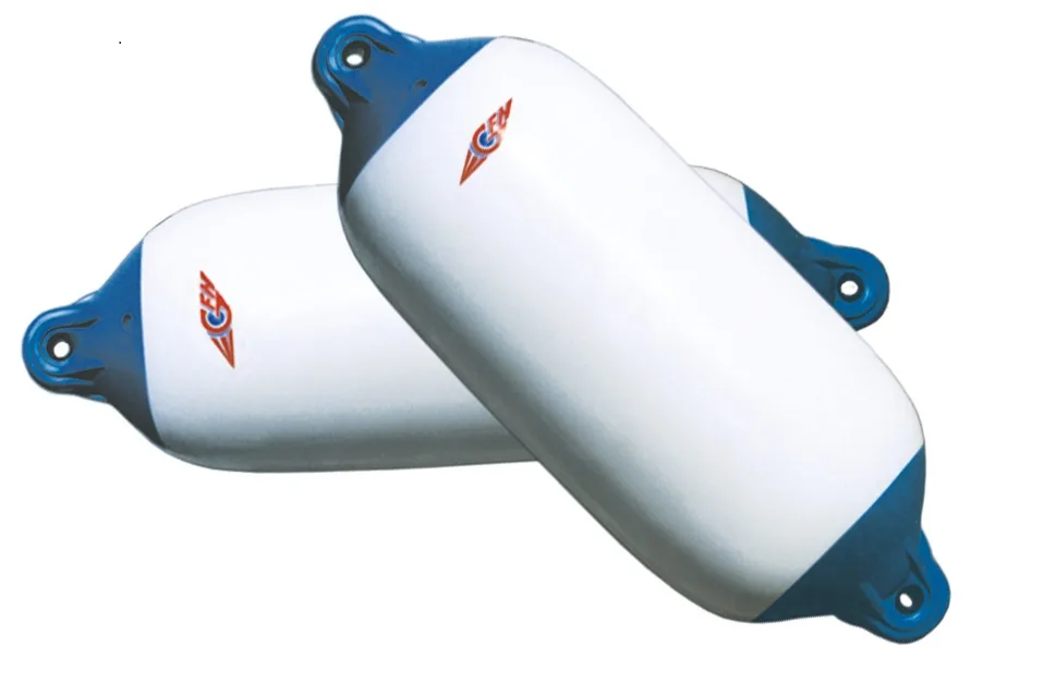 BOOTSFENDER G.F.N CM 18X60 MIT ENDKAPPEN WEISS BLAU
