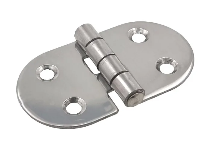CHARNIÈRE INOX STANDARD 40X75 en acier inoxydable AISI 316 poli miroir.