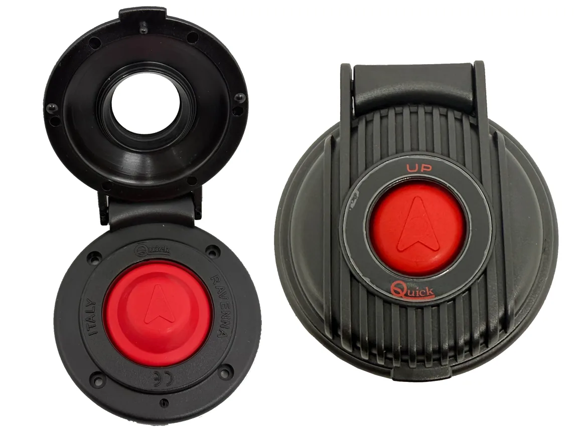 CONTROL PANEL FOR QUICK WINDLASSES UP BLACK (FOOT SWITCH)