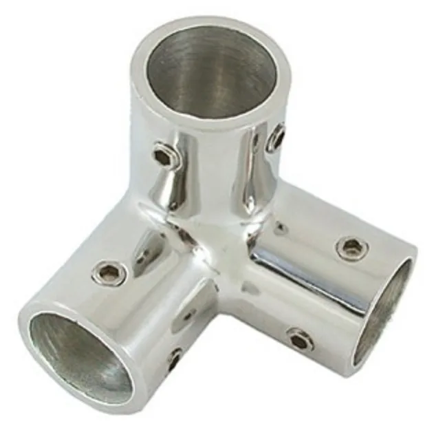 COUDE INOX 3 VOIES 90° MM.25