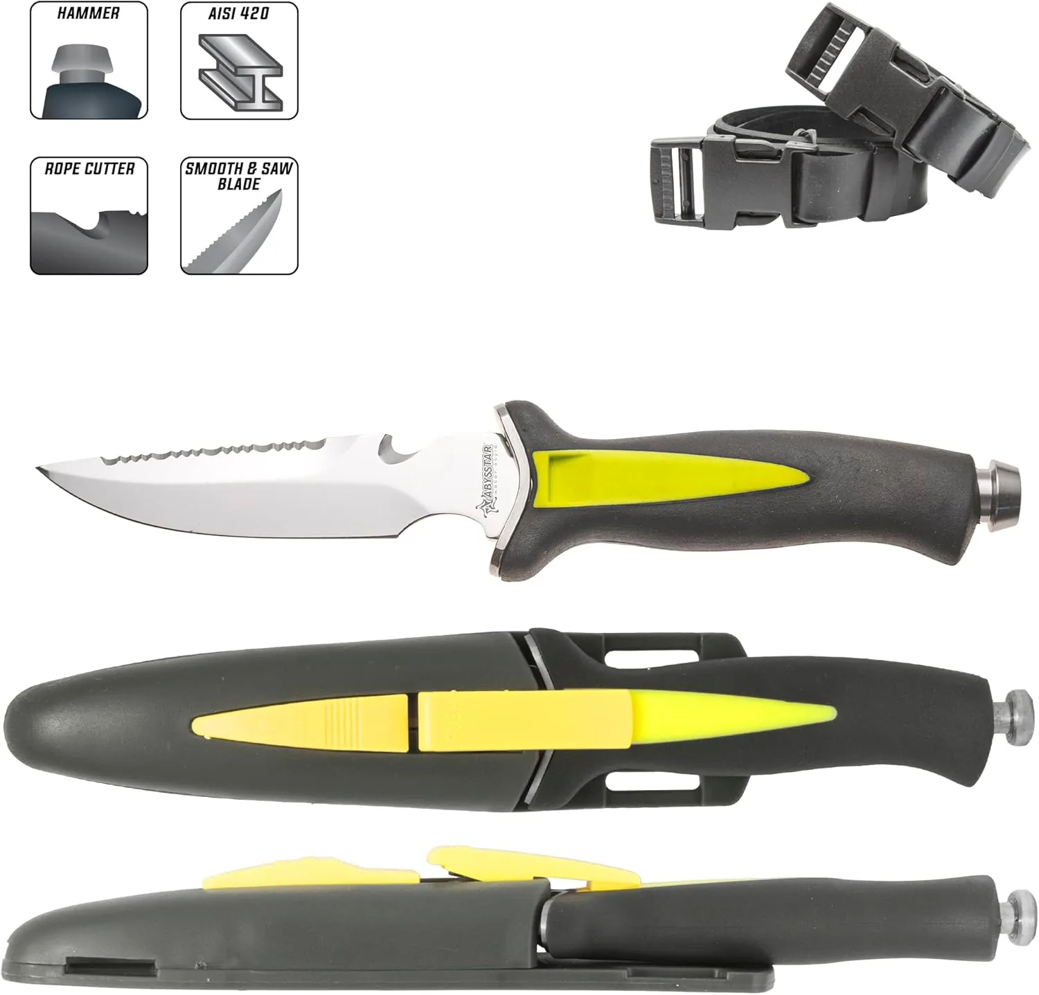CUCHILLO INOX IMPECHMENT-11 ABYSSTAR