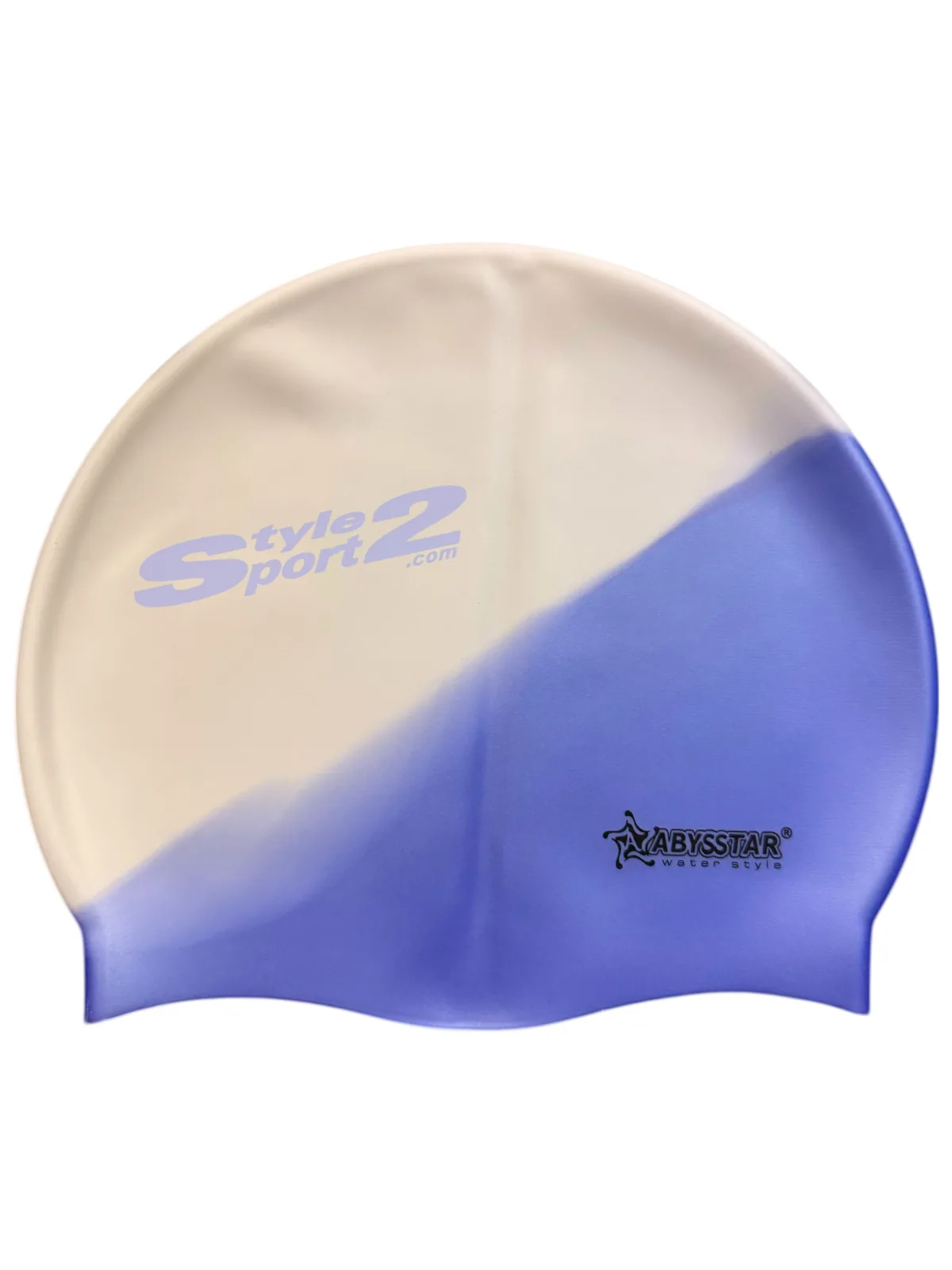 DICKE SILIKON-BADekAPPE WEISS UND BLAU JUNIOR SCHWIMMBAD