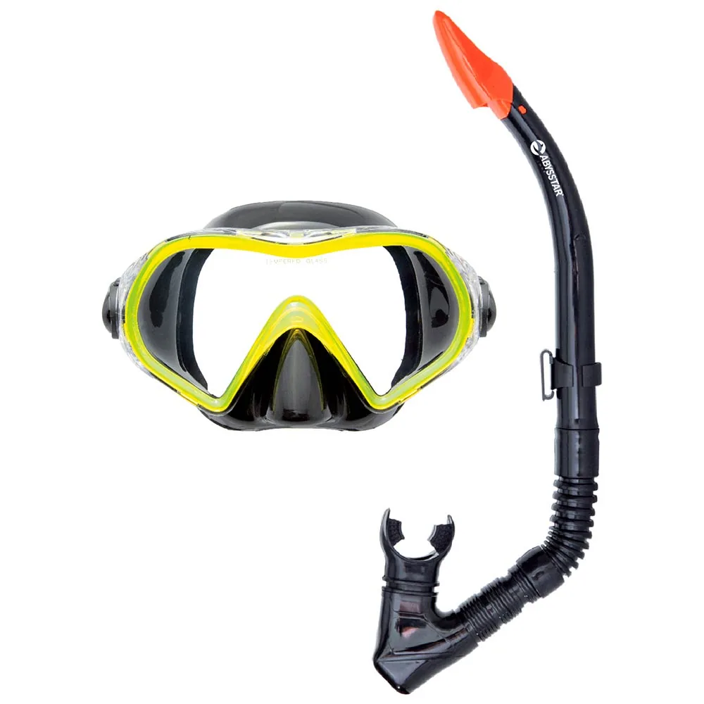 DIVE-SET BLACK ABYSSTAR MASKE+SCHNORCHEL MIT VENTIL