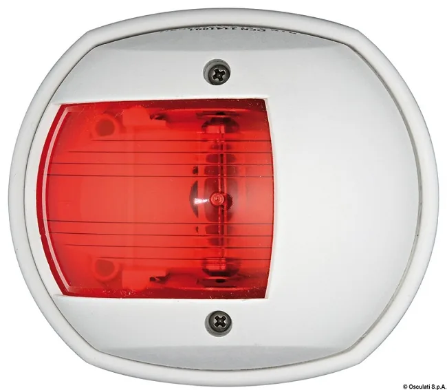 FANAL DE NAVEGACIÓN SPHERA GRANDE NYLON ROJO OSCULATI PLÁSTICO BLANCO
