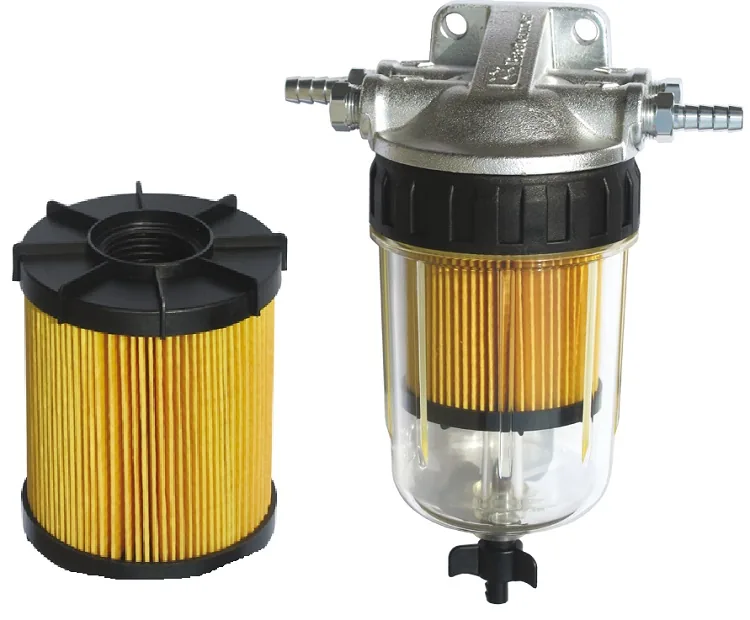 FILTRO SEPARADOR AGUA-COMBUSTIBLE CON PURGA