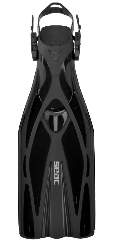 FINS F1 BLACK SIZE REGULAR M/L STRAP 40/43