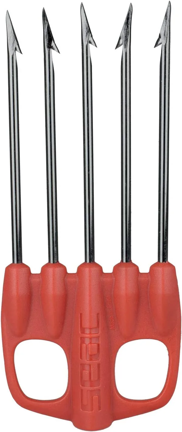 FISGA KILLER DE 5 PUNTAS PAVONADAS ROJA