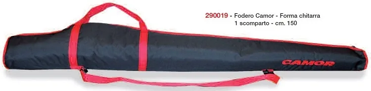 FUNDA PORTACAÑAS CAMOR FORMA GUITARRA CM 150