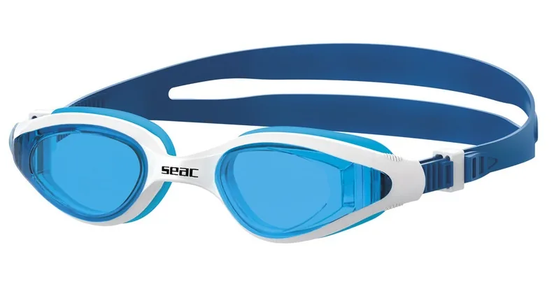 GAFAS DE NATACIÓN SEAC RITMO BLANCO TURQUESA