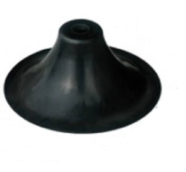 GLUE-ON BASE (FOR INFLATABLE BOATS) FOR BIMINI TOPS AND FLAGPOLES, BLACK