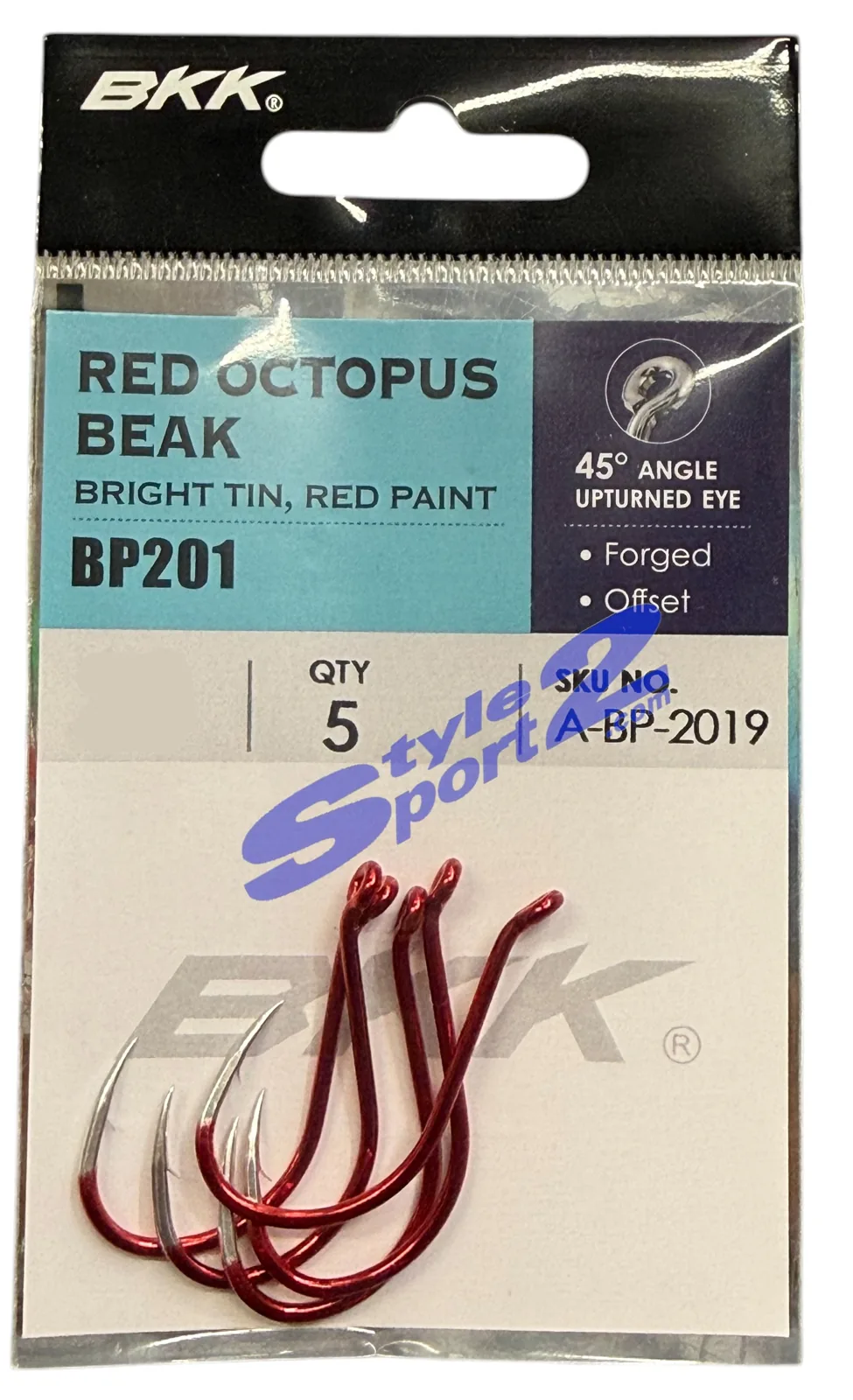 HAMEÇON BKK RED OCTOPUS BEAK N°7/0
