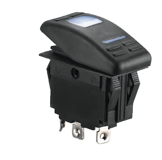 INTERRUPTEUR À BASCULE DOUBLE ÉCLAIRAGE (ON-OFF) 12V 20A