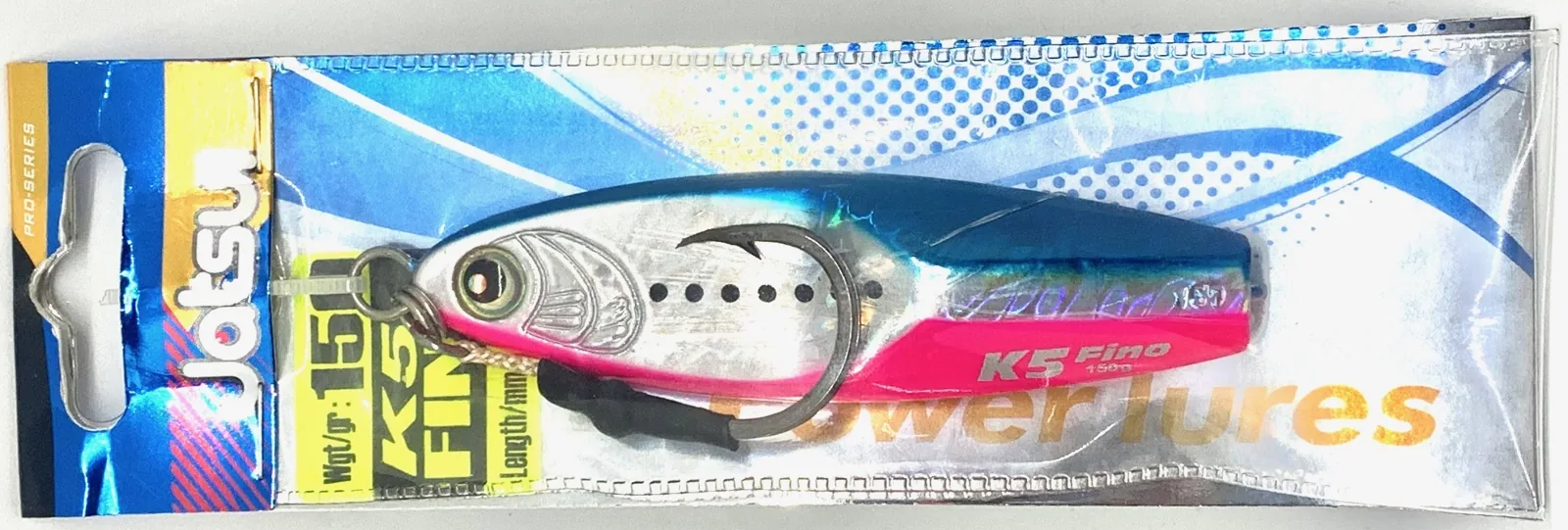 JIG LURE K5 GR 150 COL. 06 WITH JATSUI ASSIST (SLOW PITCH)