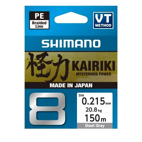 KAIRIKI GREY BRAID  MT. 150 0,21  LB 44 KG.20.80