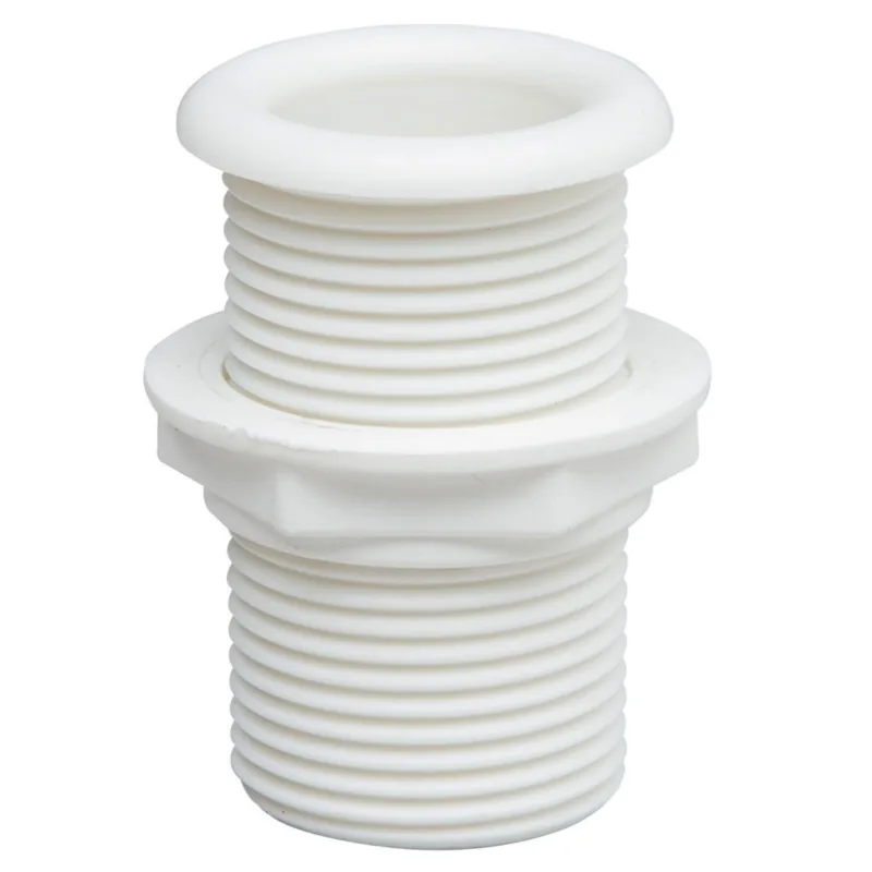 KURZE BUCHSE D.25 MM - L.57MM WEISS AUS NYLON - SEEABLAUF