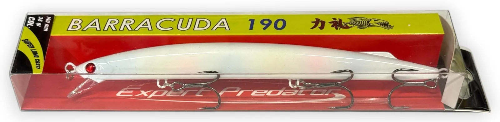 LEURRE BARRACUDA 190 COULEUR 2 BLANC EXPERT