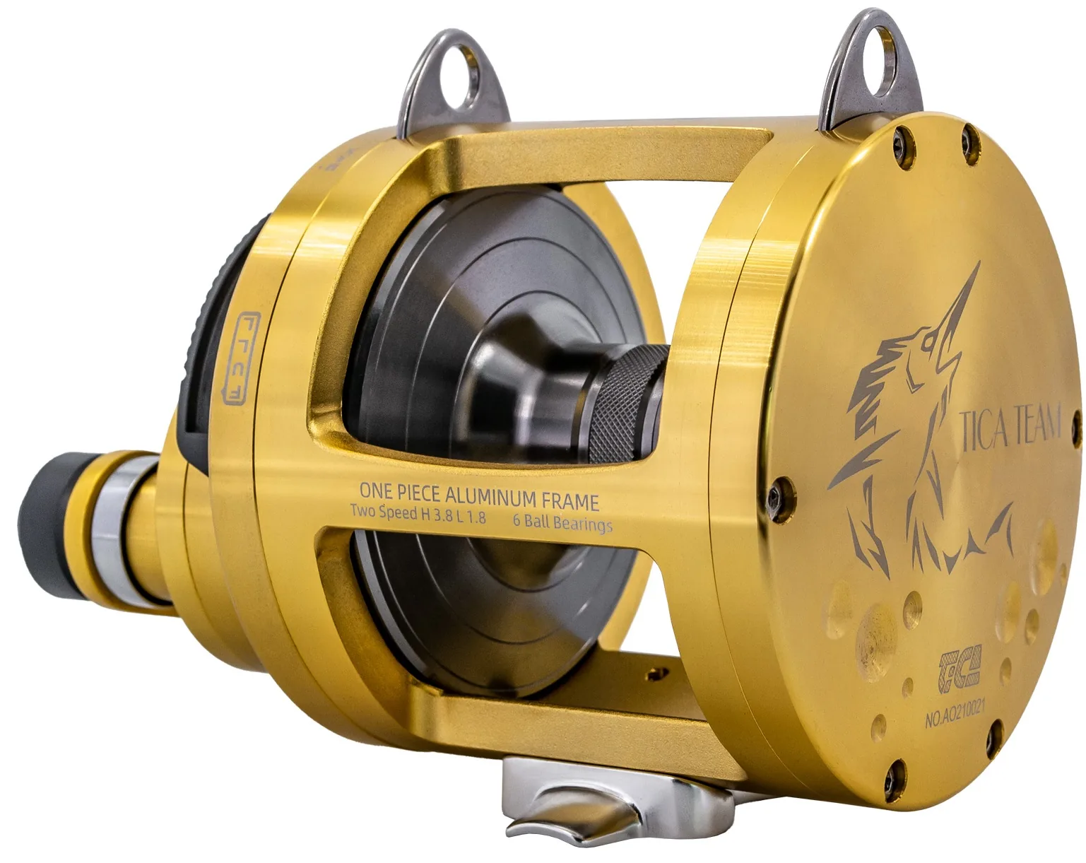 MOULINET TICA TM50TS GOLD À DOUBLE VITESSE
