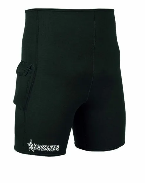 NEOPRENE SHORTS WITH SIDE POCKETS, DOUBLE-LINED SIZE TG.M - 3 MM