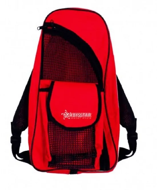 NYLON BACKPACK WITH RUBBER MESH ABYSSTAR SNORKELING SIZE 74X32