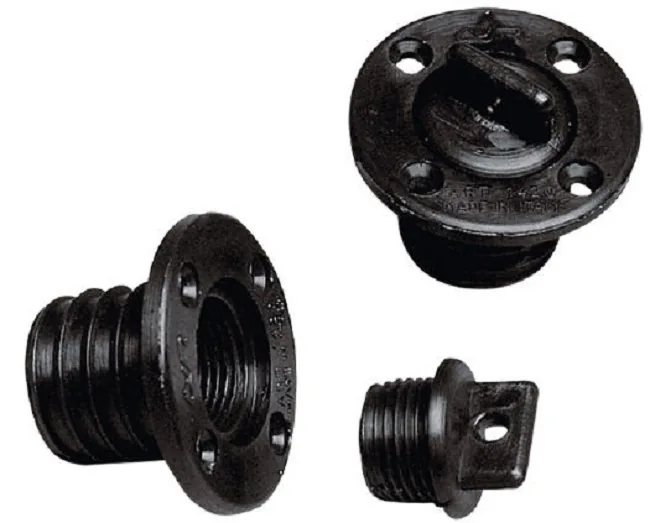 PASSE-COQUE DE VIDANGE ROND 4 TROUS MM. 43 AVEC BOUCHON