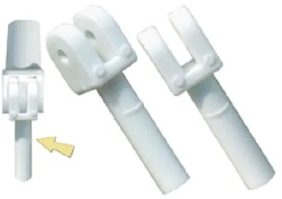 PERNO IN NYLON PER TENDINE (maschio)