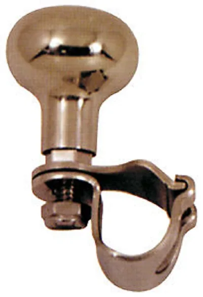 POMOLO GIREVOLE PER VOLANTE IN INOX mm.38X50X20/2