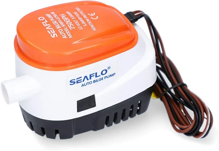 POMPA DI SENTINA AUTOMATICA SEAFLO CON GALLEGGIANTE 750-12V