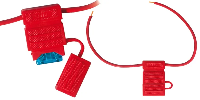 PORTE-FUSIBLE VOLANT ÉTANCHE POUR FUSIBLES À LAMES max 30 Amp
