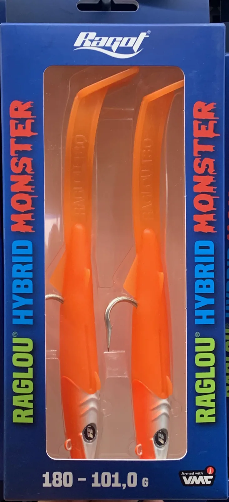 RAGLOU HYBRID MONSTER CM 180 GR . 101 FARBE FO RAPALA 2ER-PACK BLEIKOPF