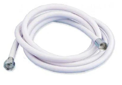 REPLACEMENT FLEXIBLE SHOWER HOSE BRAIDED PVC MT 3 - 1/2 3/8 WITHOUT SHOWER HEAD