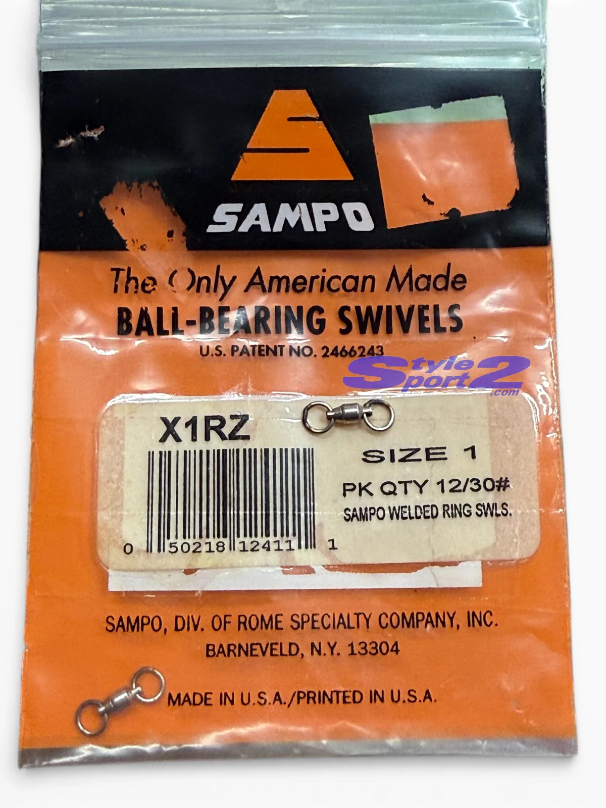 SAMPO WIRBEL GRÖSSE 1 - 30 LB. 2 RINGE