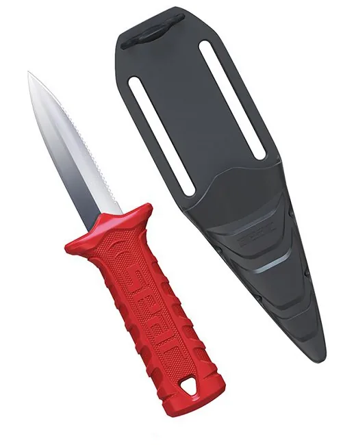 SEAC SAMURAI TAUCHMESSER FÜRS HANDGELENK ROT