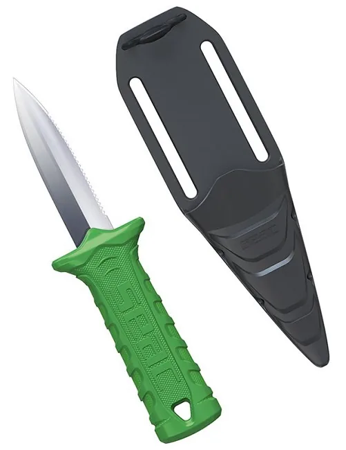 SEAC SAMURAI WRIST-MOUNTED DIVING KNIFE GREEN
