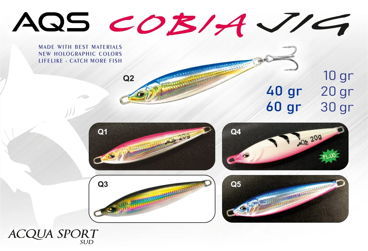 SEÑUELO COBIA JIG GR. 20 COLOR Q4