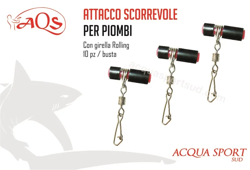 SLIDING SINKER ATTACHMENT WITH ROLLING SWIVEL