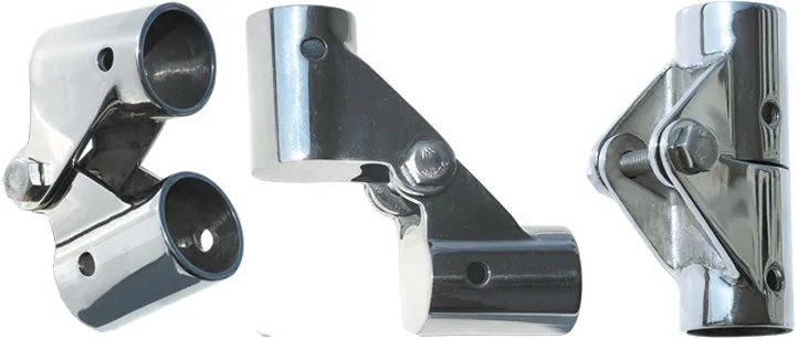 SNODO DOPPIO INOX PER TENDALINO O SCALETTA D. 25