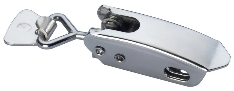 SPRING-LOADED LEVER LATCH FOR HATCHES STAINLESS STEEL MM 106 WITH PADLOCK EYE