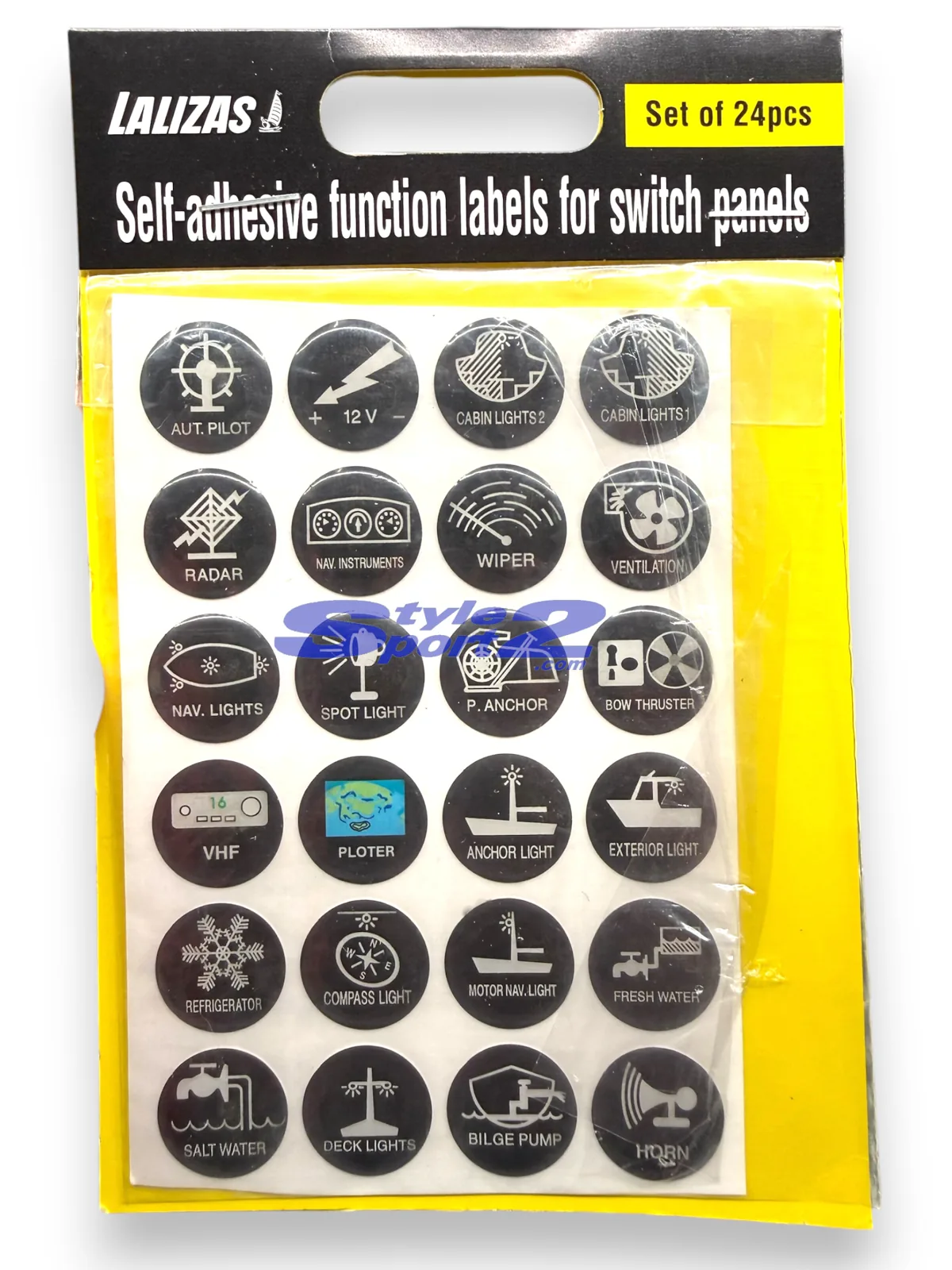 TABELLA CON 20 SIMBOLI ADESIVI (Tondi)
