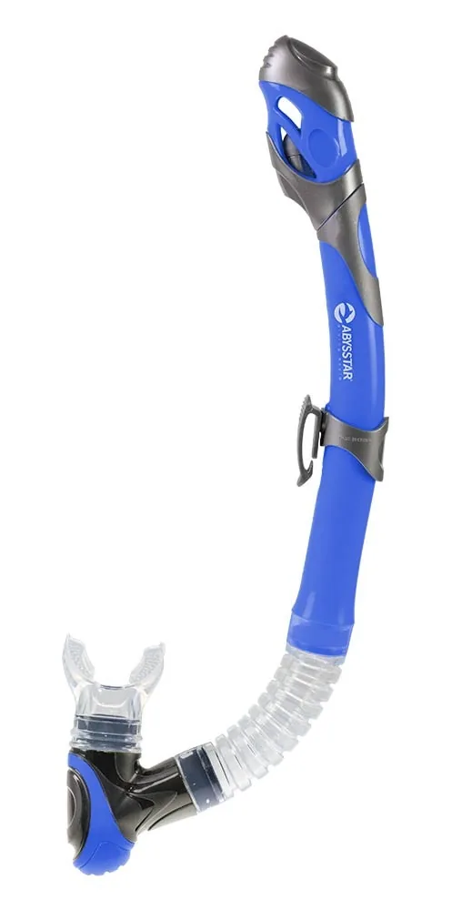 TEKNO SNORKEL WITH TOP AND BOTTOM VALVES BLUE ABYSSTAR