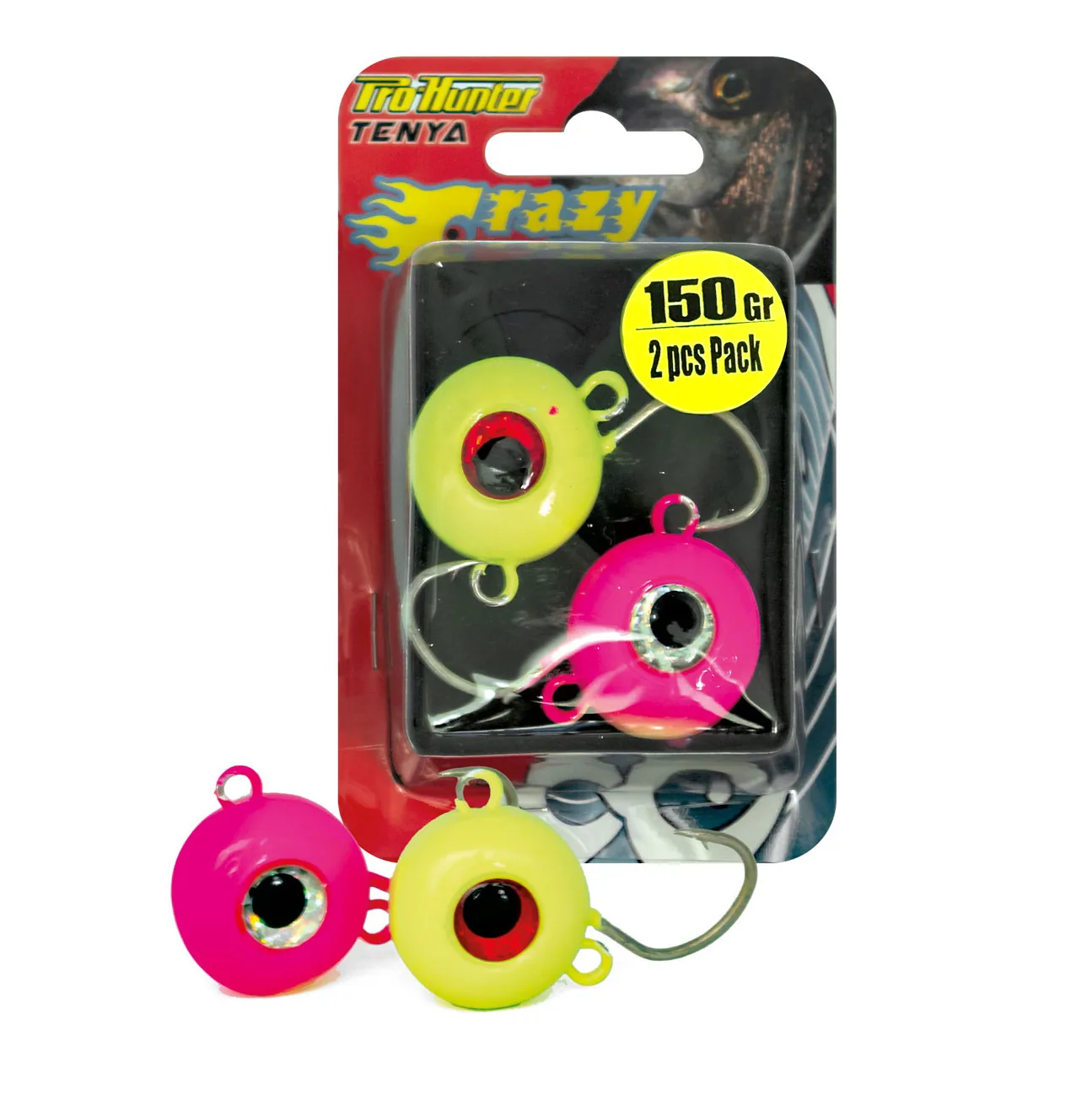 TENYA PRO HUNTER CRAZY BALL GR. 150 LOT DE 2 PCS