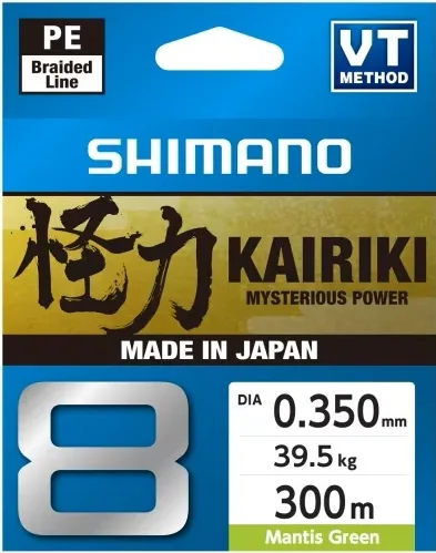 TRECCIATO KAIRIKI GREEN (FLUO) MT. 300 0,35 LB 75/KG.39.50